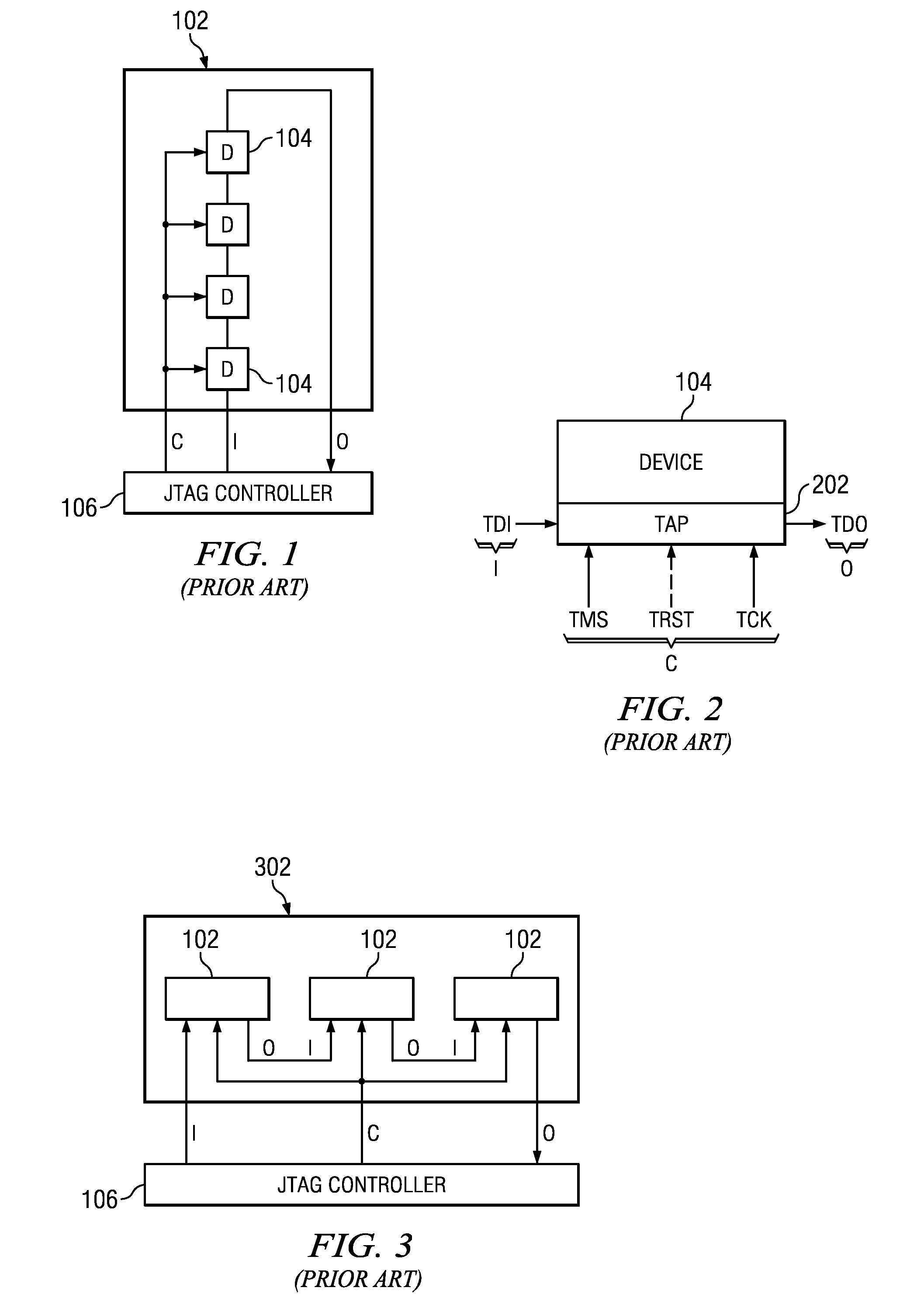 Falling clock edge jtag bus routers