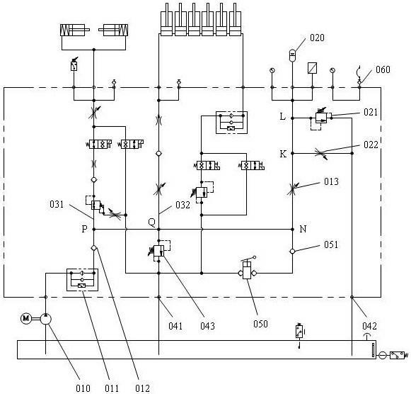 Safe pressurizer of wind power generation hydraulic system