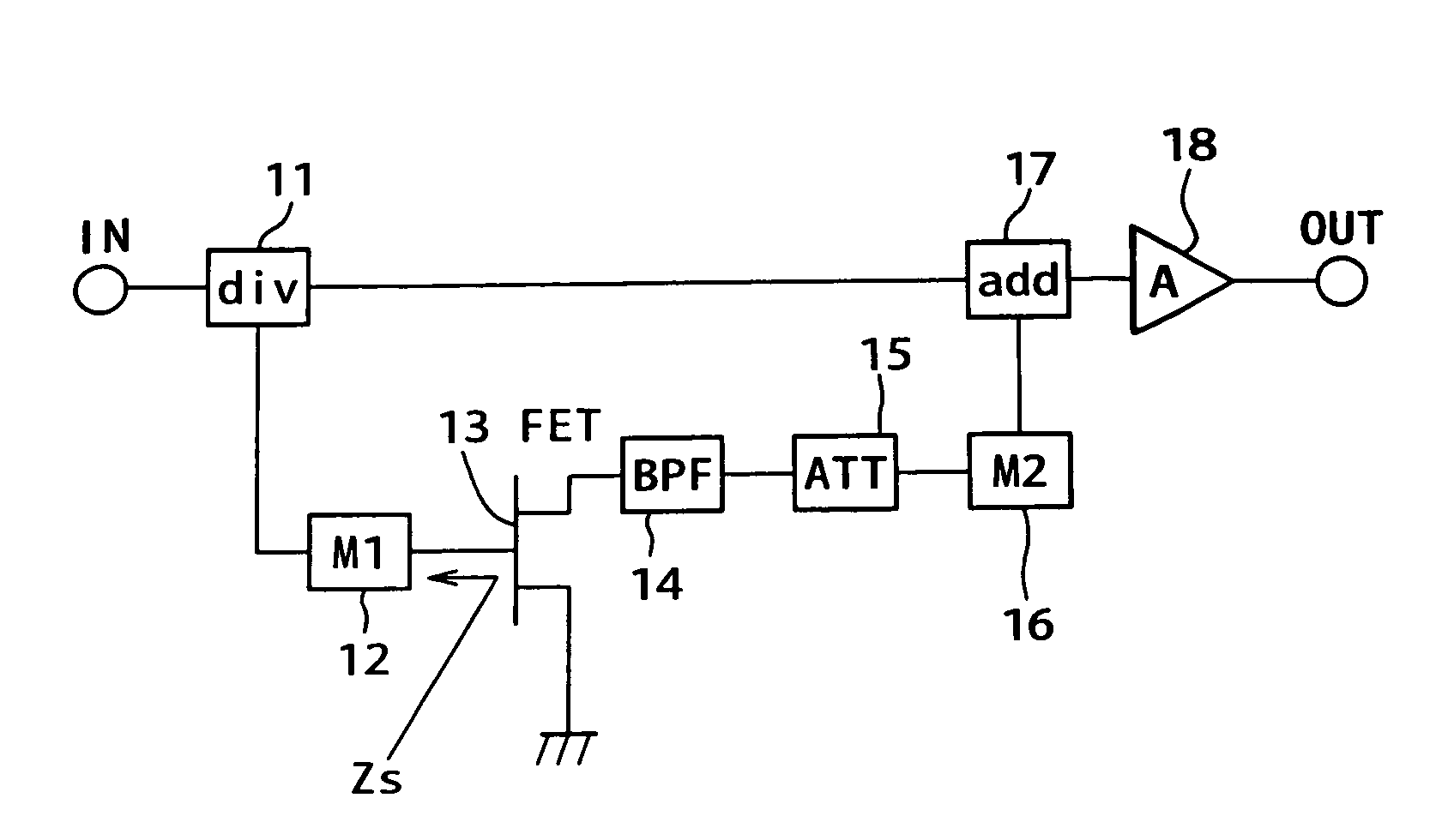 Distortion compensating device and power amplifying device with distortion compensating function