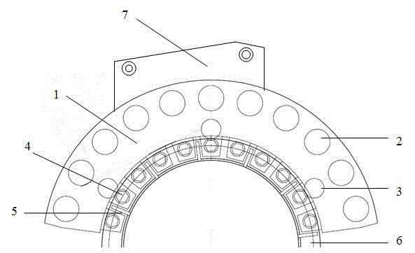 Hydraulic multi-axis screwing device for flange bolts