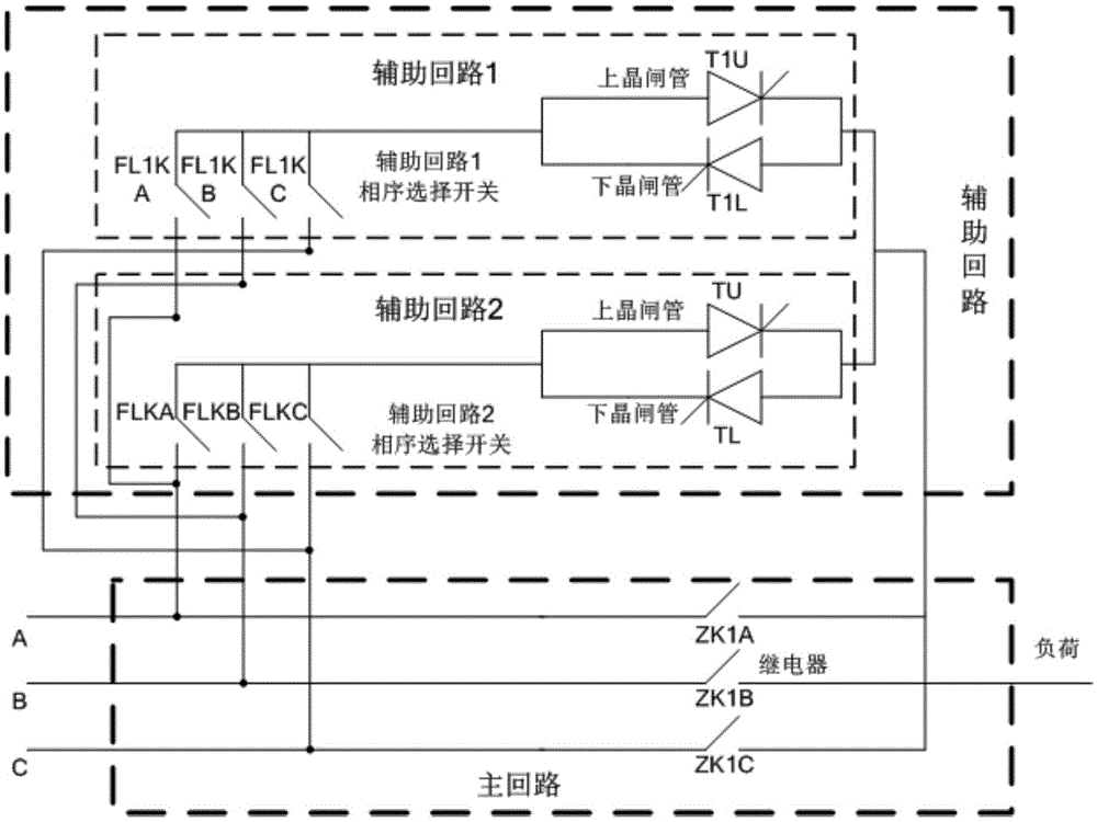 Switch, on-load phase-change switch and online phase-change control device