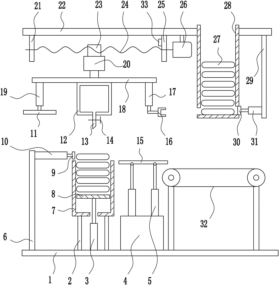 Efficient bread sandwiching device