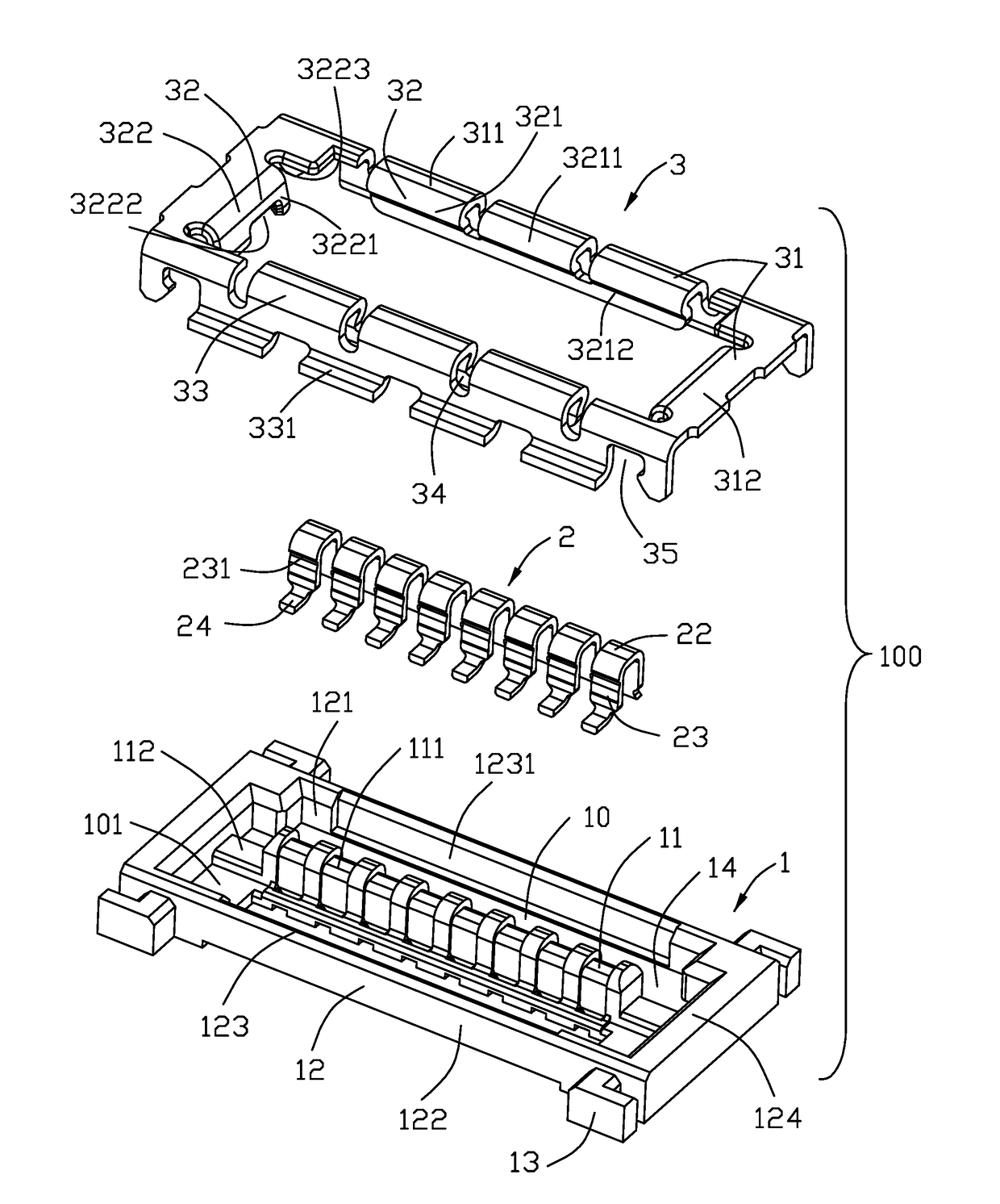 Shielded board-to-board connector assembly