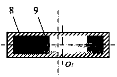 Two-slit interference fringe decoding spectrum confocal displacement sensor and displacement measurement method thereof