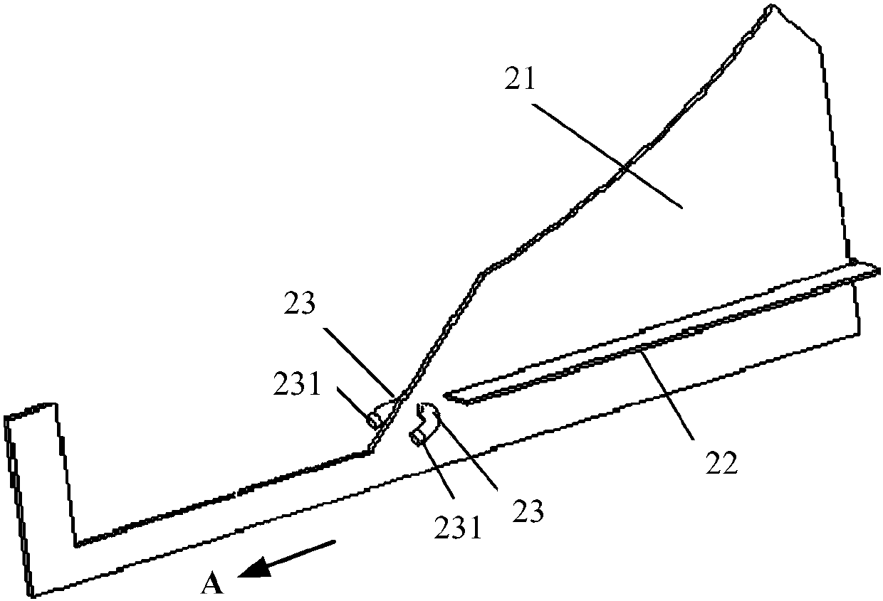 Dumpling stand guide mechanism