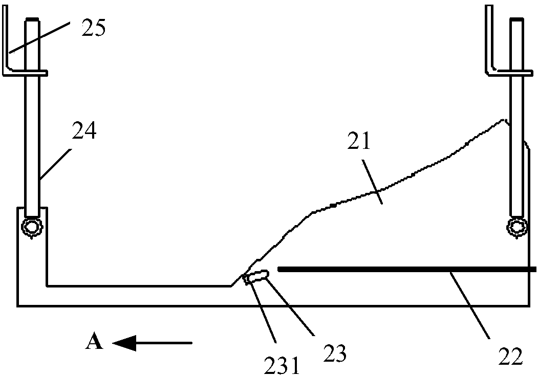 Dumpling stand guide mechanism