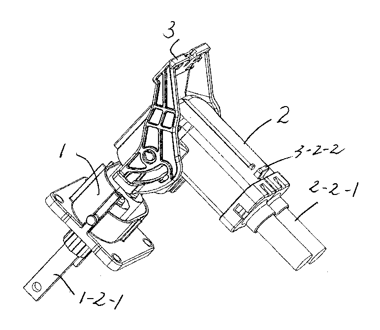 Right-angle type electric connector