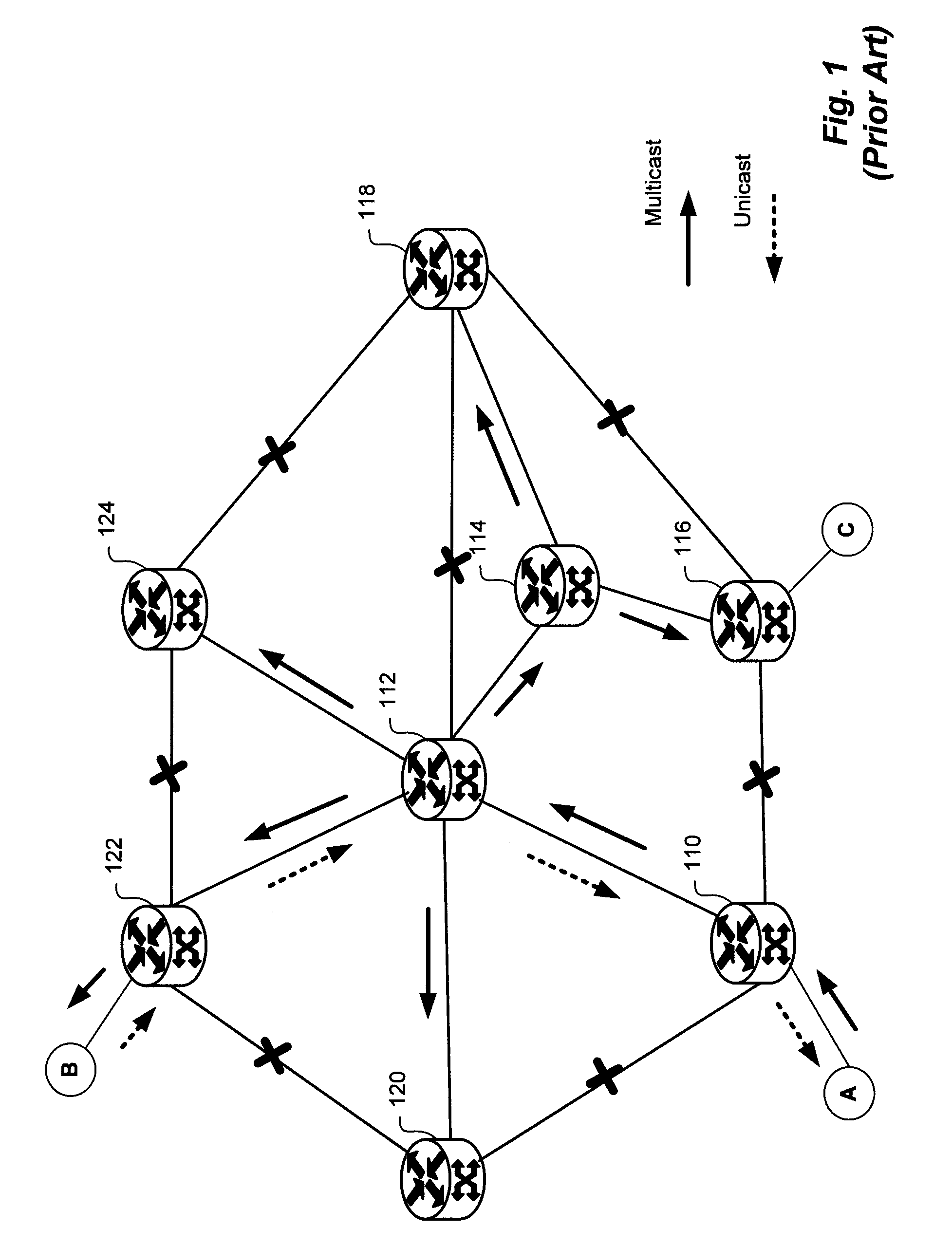 Provider link state bridging