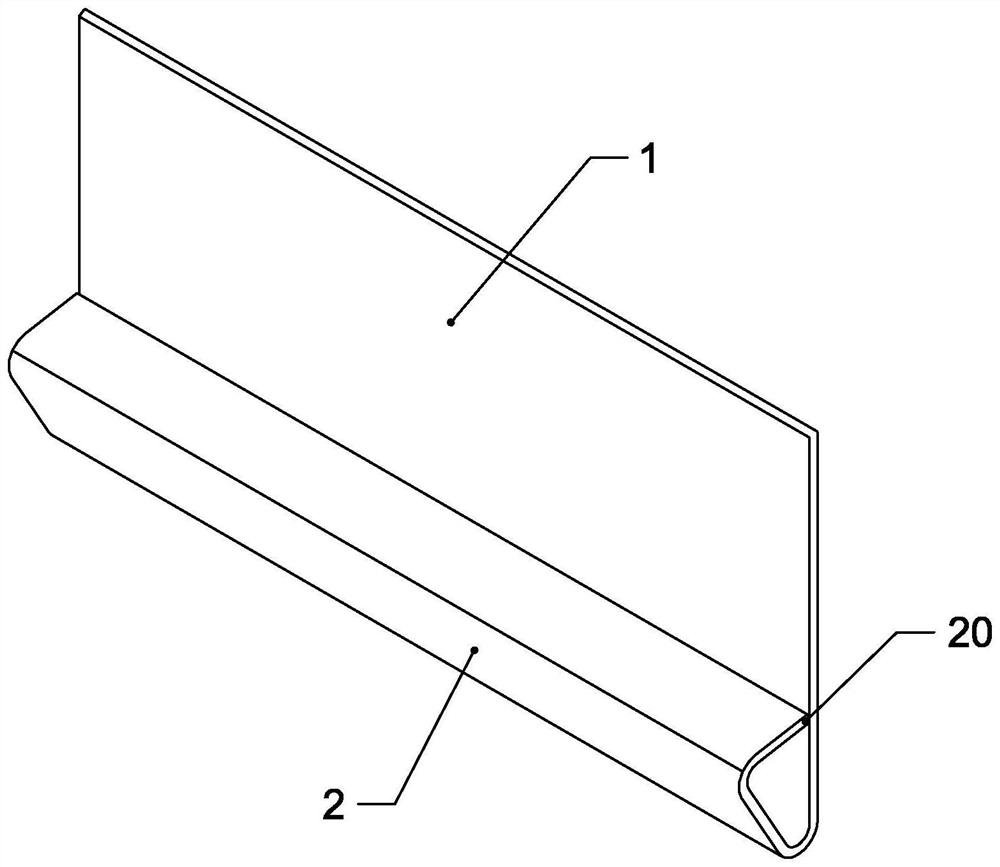 Semi-closed and semi-open stiffening rib and stiffening plate