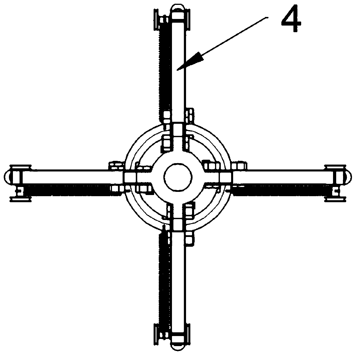 Explosion-proof type well wall diameter measuring device