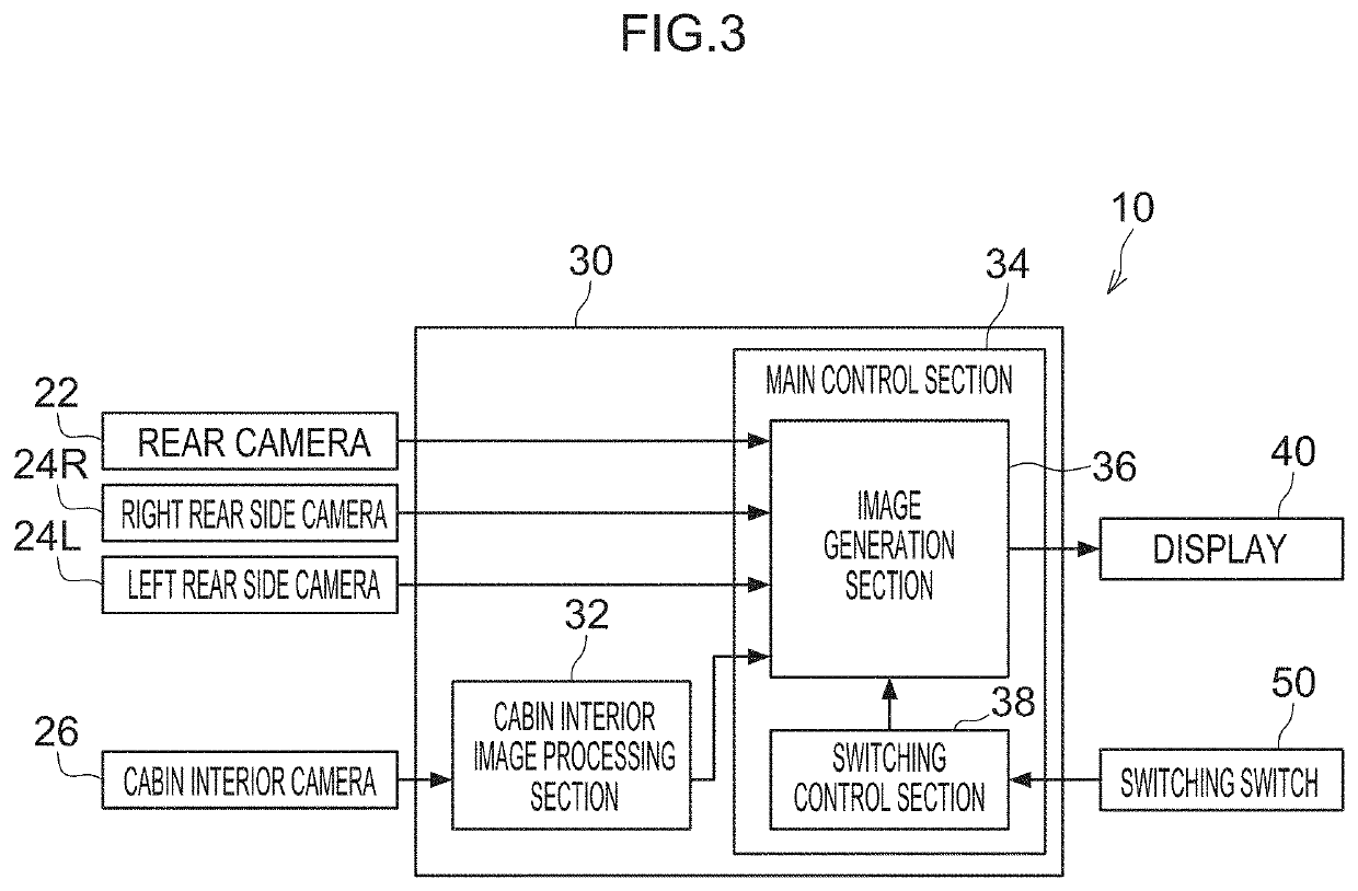 Viewing device for vehicle