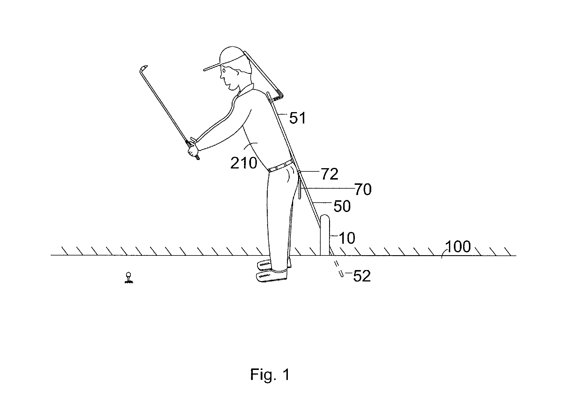 Golf training method and apparatus