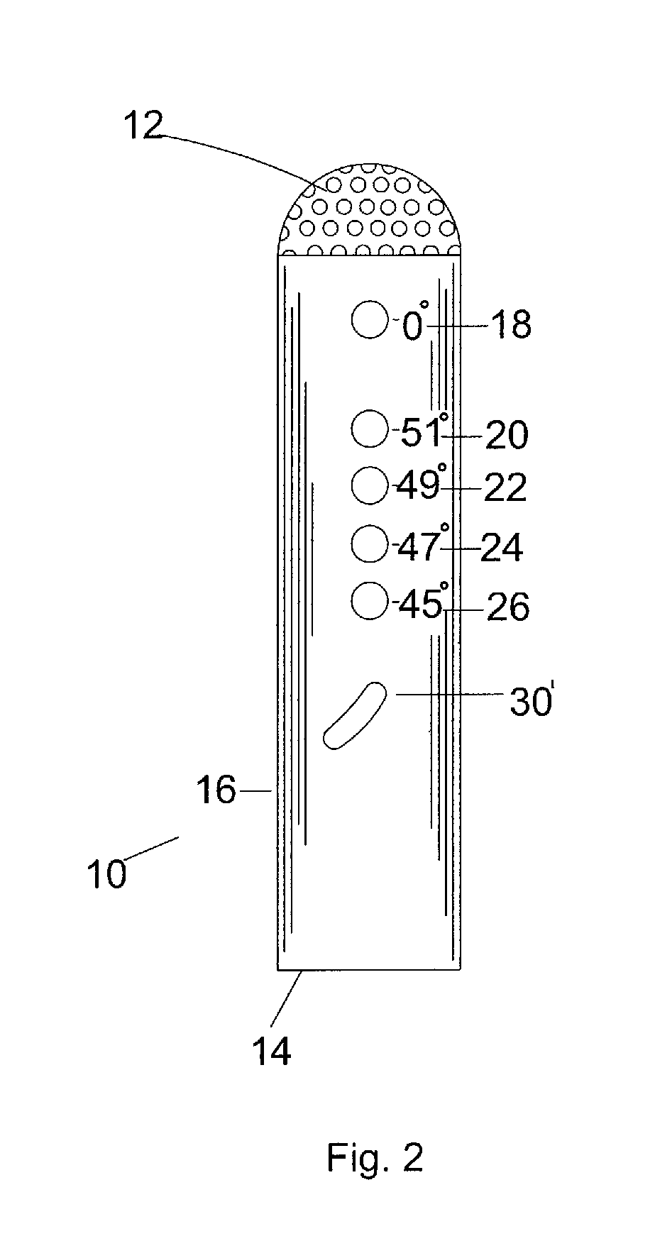 Golf training method and apparatus