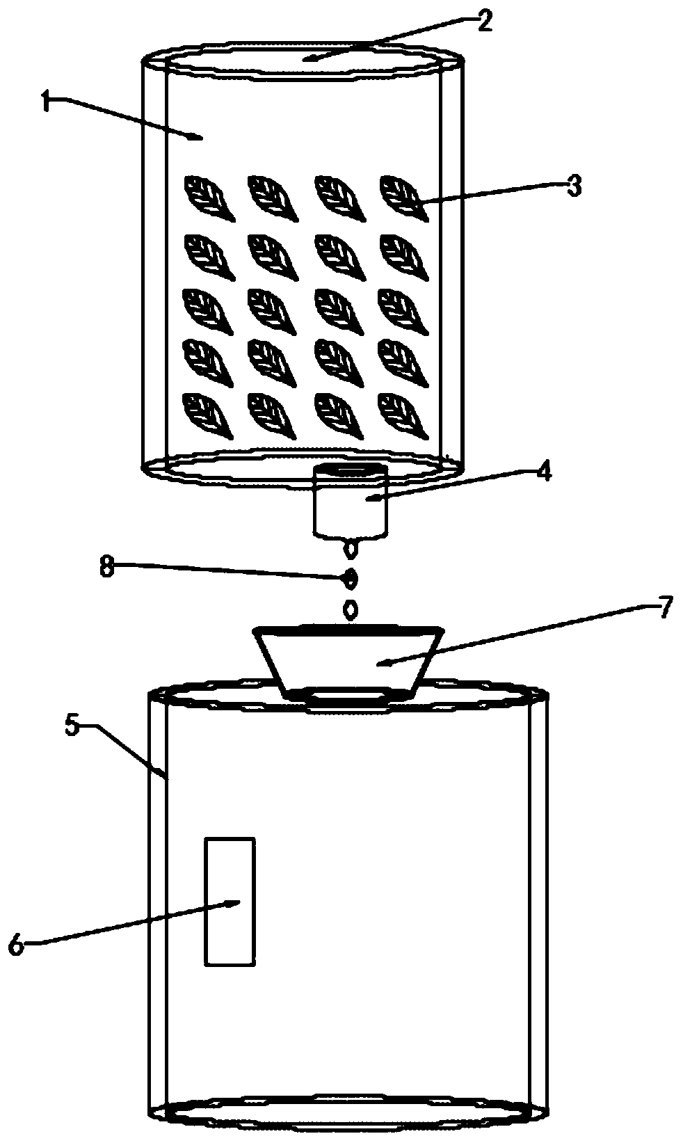 Jade wine making vessel and using method thereof