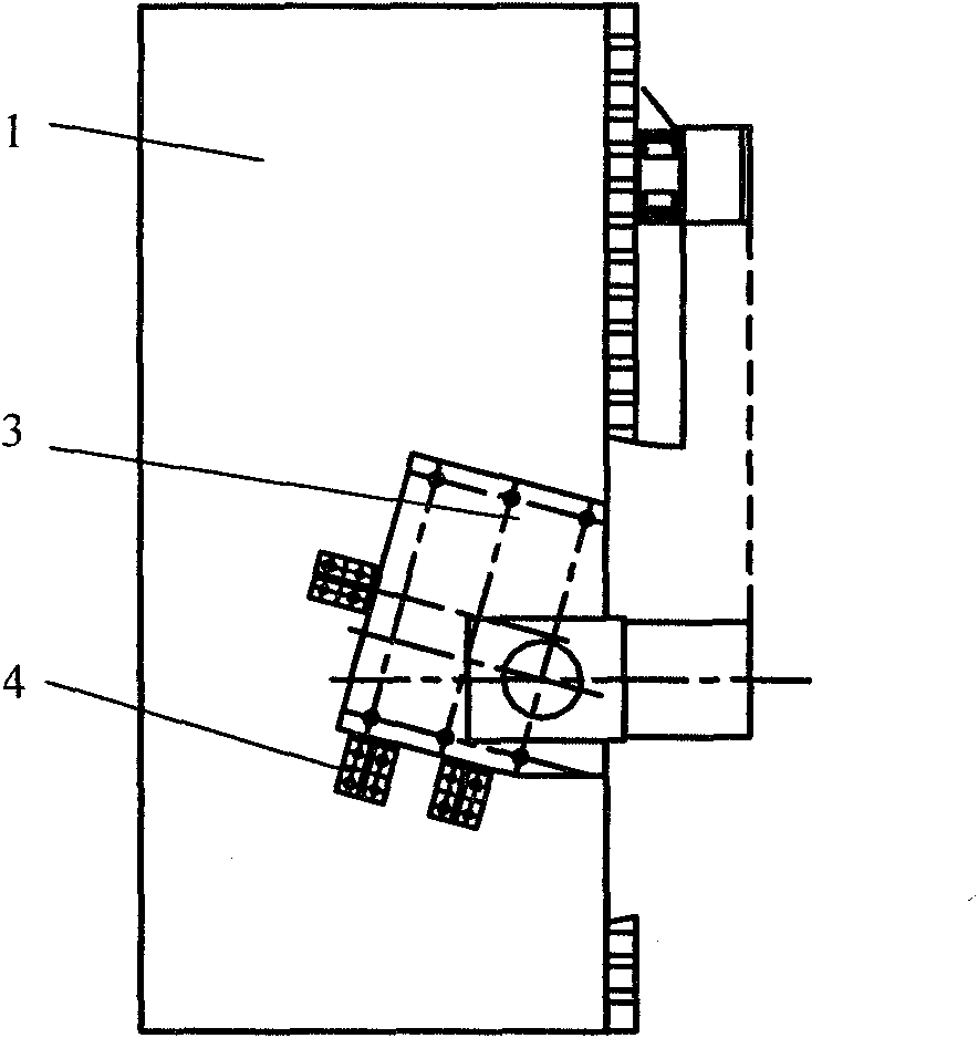 Unstressed installation method for solar cell array driving mechanism