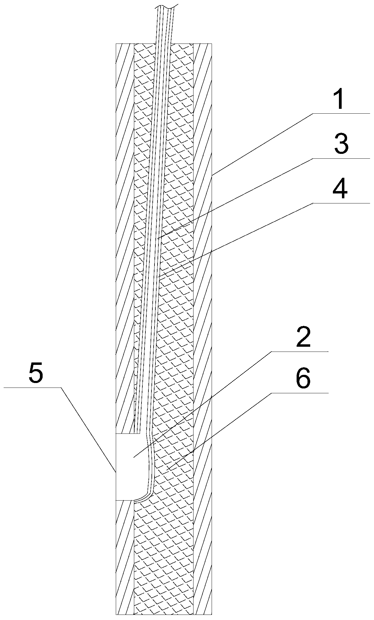 A Thin Rod Narrow Gap Wall Temperature Measuring Device Used in Sports Conditions