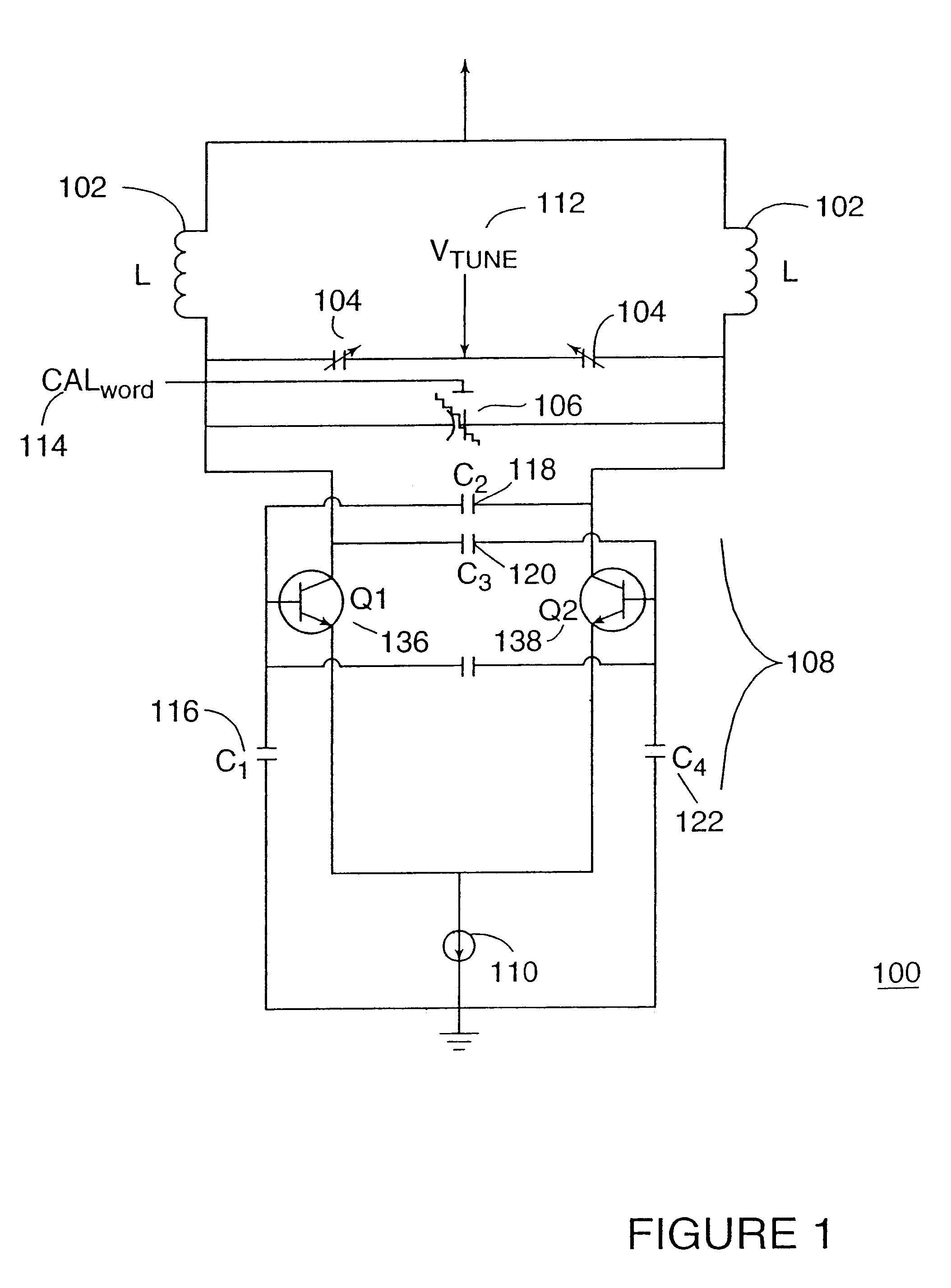 Method and apparatus for fully integrating a voltage controlled oscillator on an integrated circuit