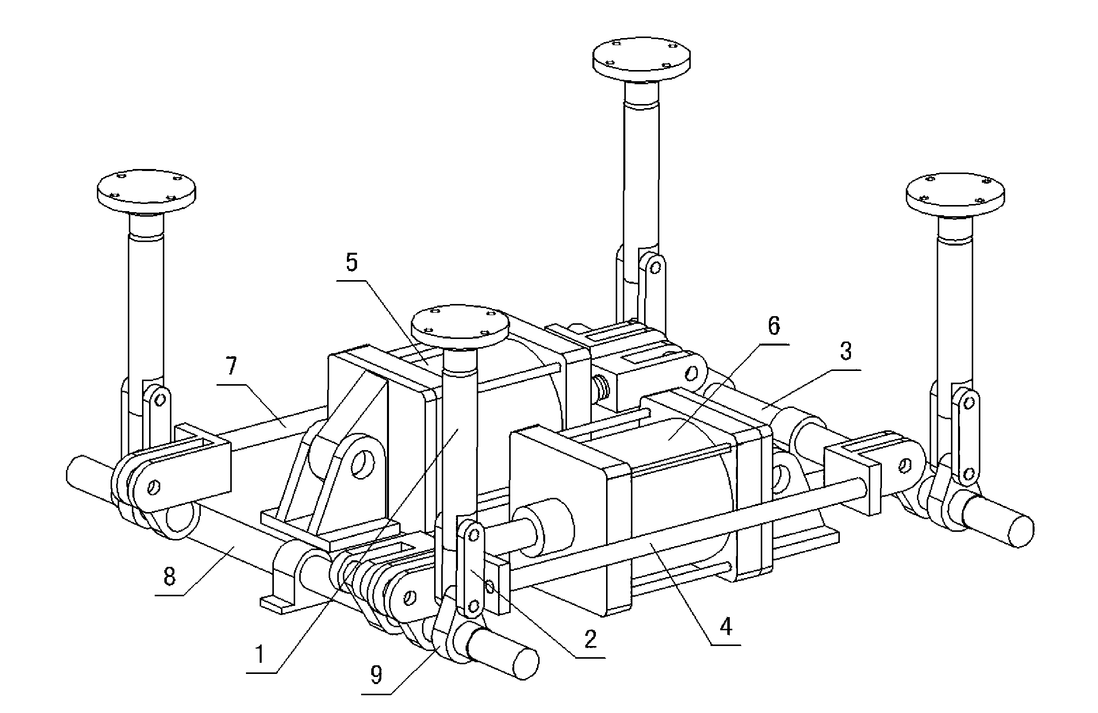 Ejector mechanism of single-trip foaming special machine of refrigerator and control method of ejector mechanism