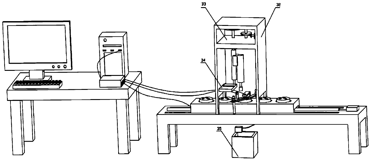 Reliability experiment device suitable for multi-material multi-sample honing machine