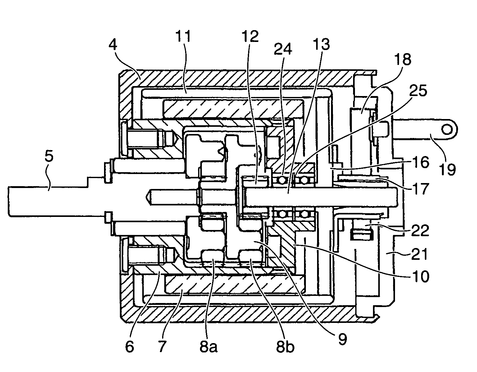 Coreless motor