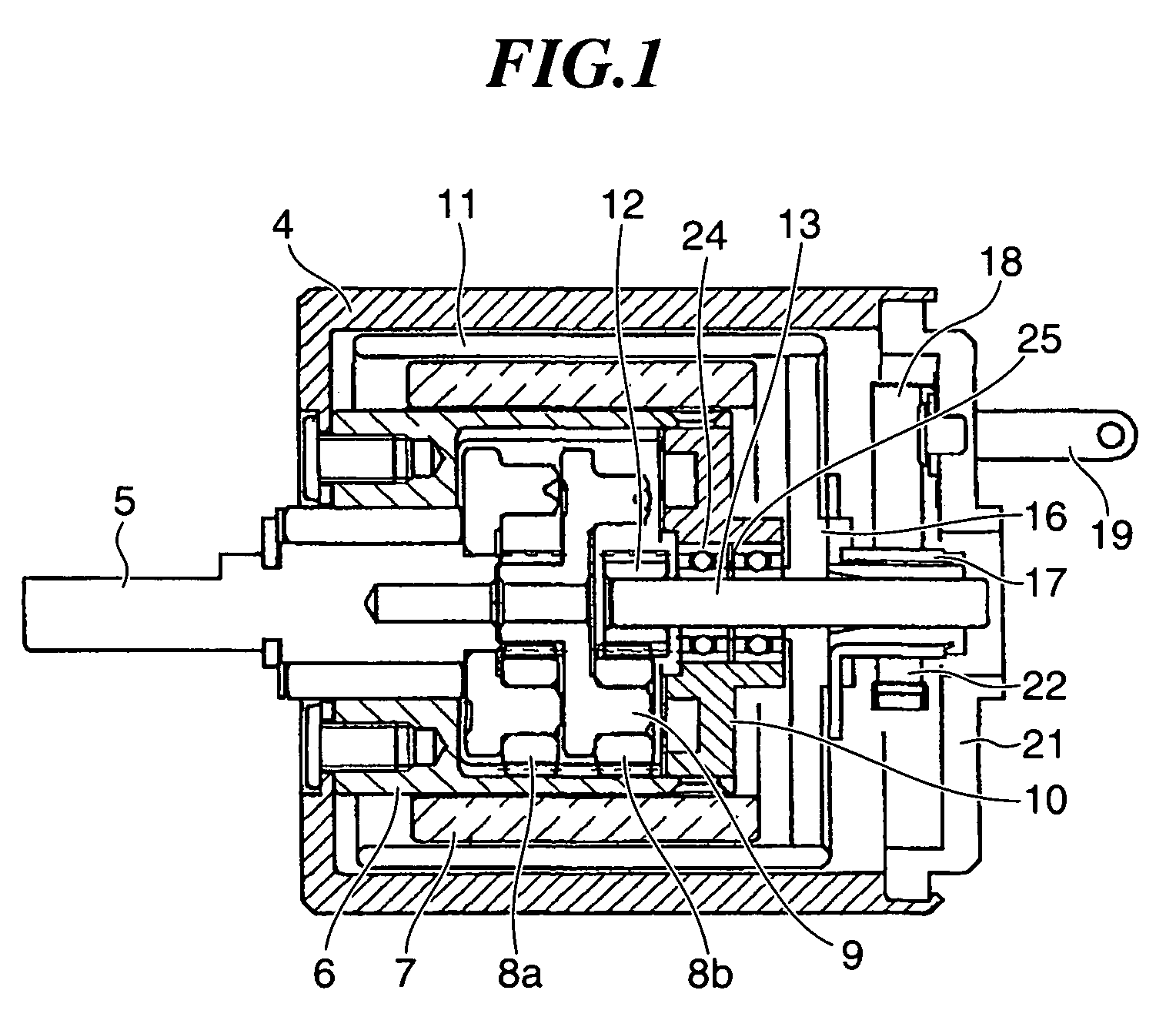 Coreless motor