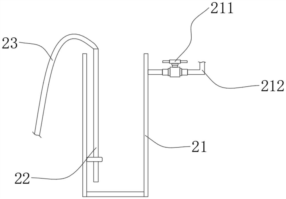 Vaginal speculum with automatic flushing function for gynecological examination and flushing method