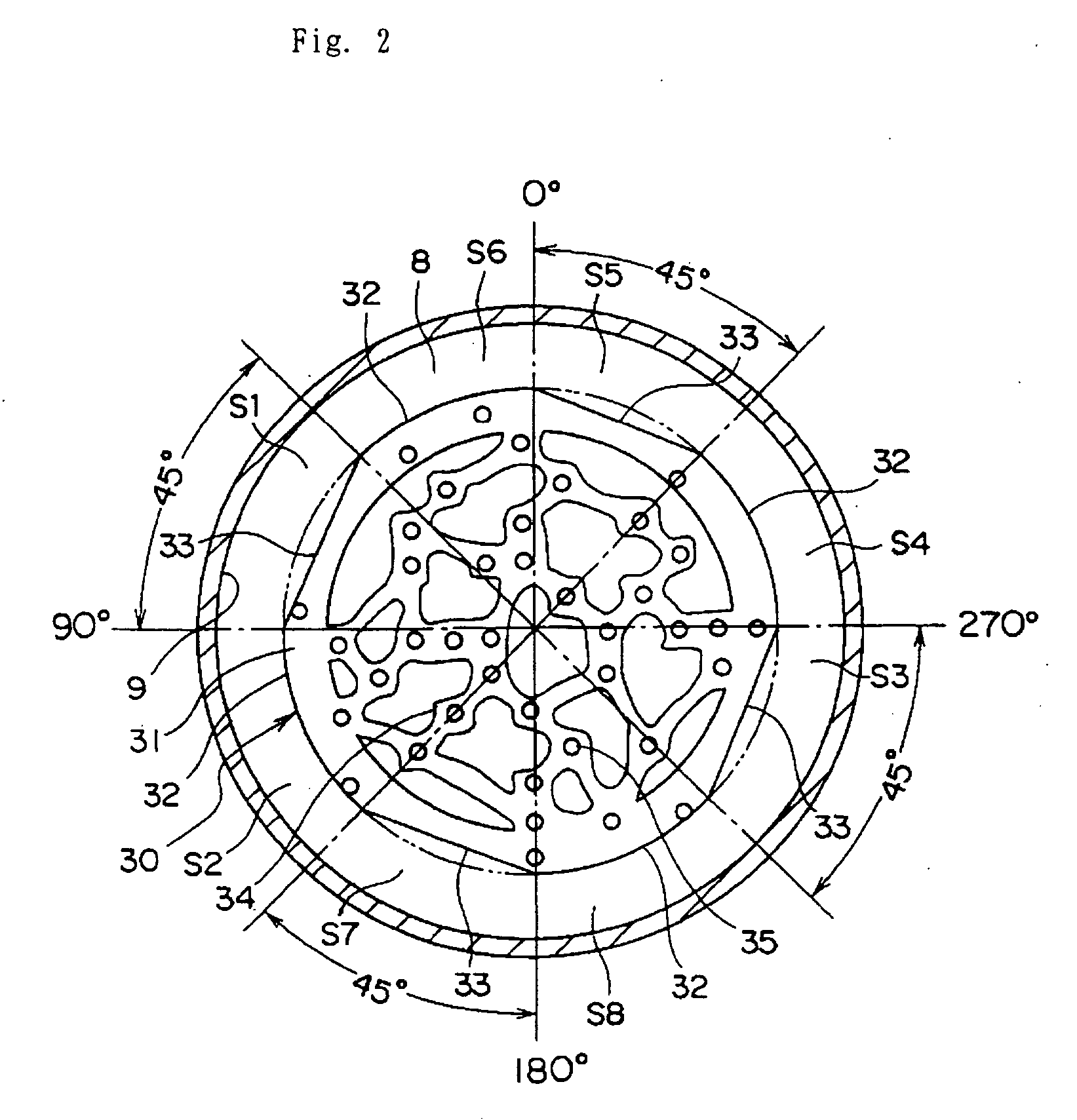 Nuclear reactor internal structure