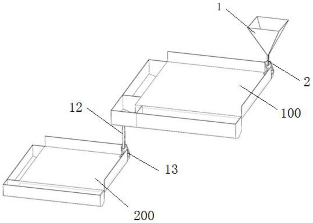 Multi-stage vibration type shape sorting device for spherical nuclear fuel particles