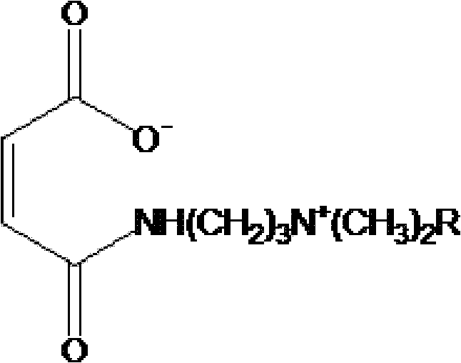 Amphoteric reaction-type surfactant and preparation method thereof