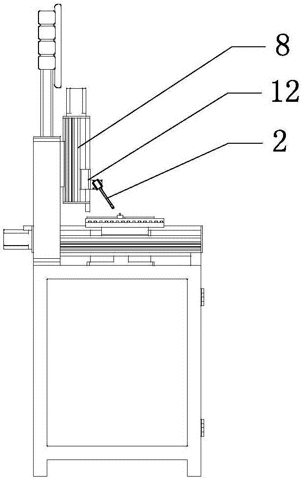 Automatic directed placing device for cylindrical crystal oscillators