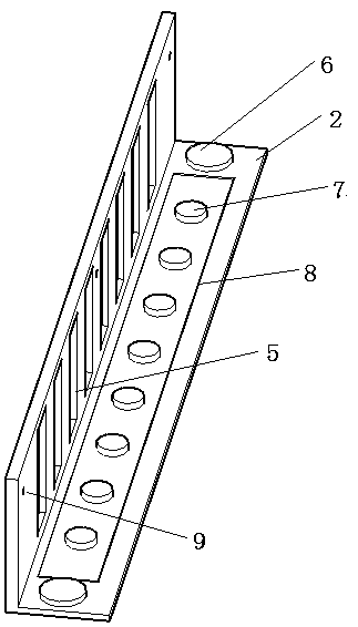 L-shaped open type permanent beam template