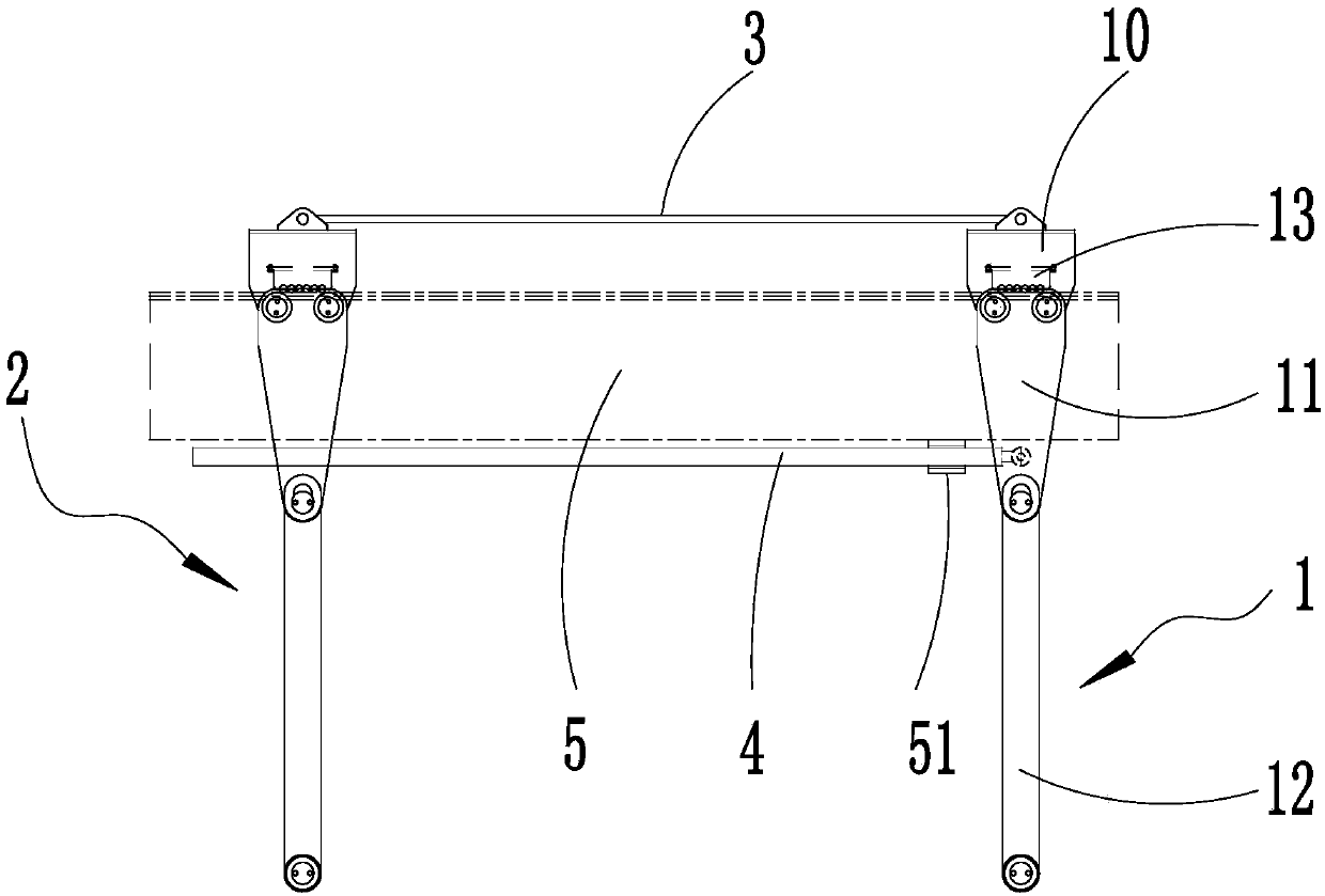 Slideable lifting appliance