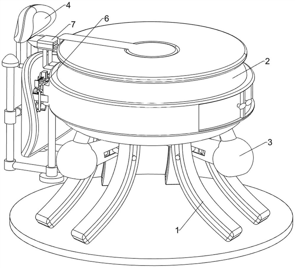 Multifunctional stool integrating storage and folding functions