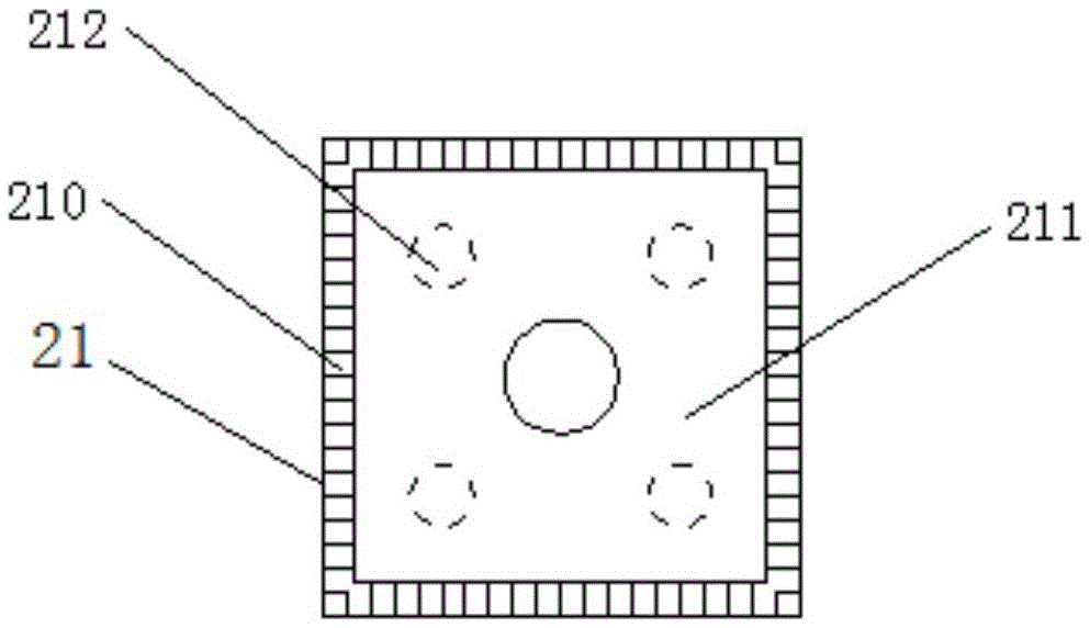 Apparatus for removing temporary hardness in water during tower type water fall