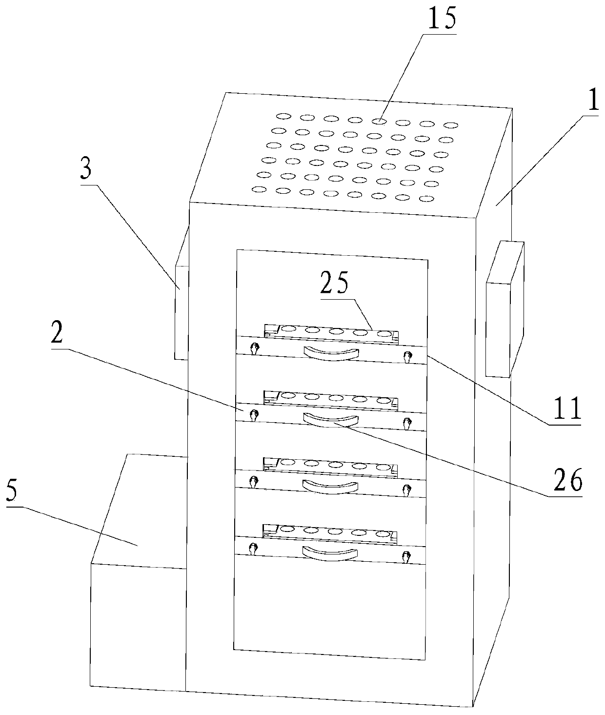 Hatching device with egg turning function