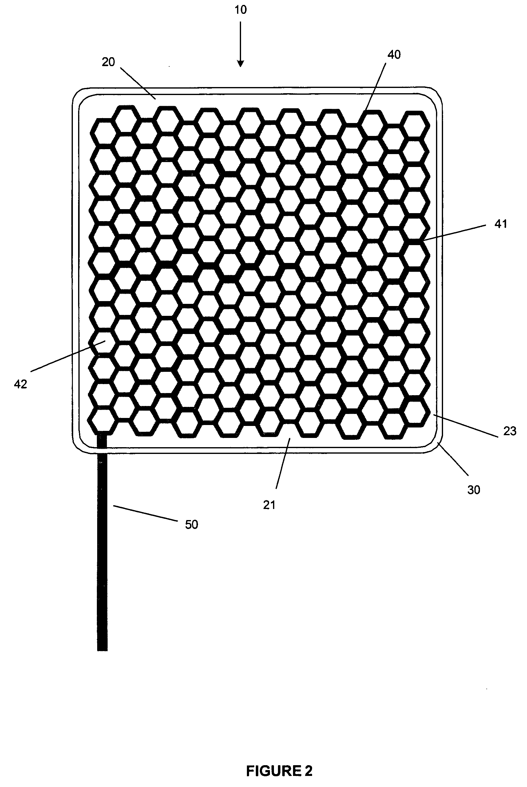 Electrode arrangement for applying electrical signals to the skin of an animal