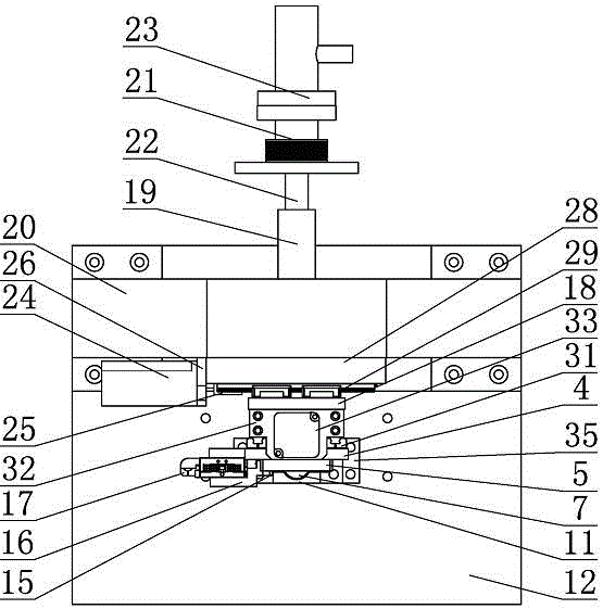 Continuous temperature-adjustable high-vacuum low-temperature micro-nano indentation test method and device