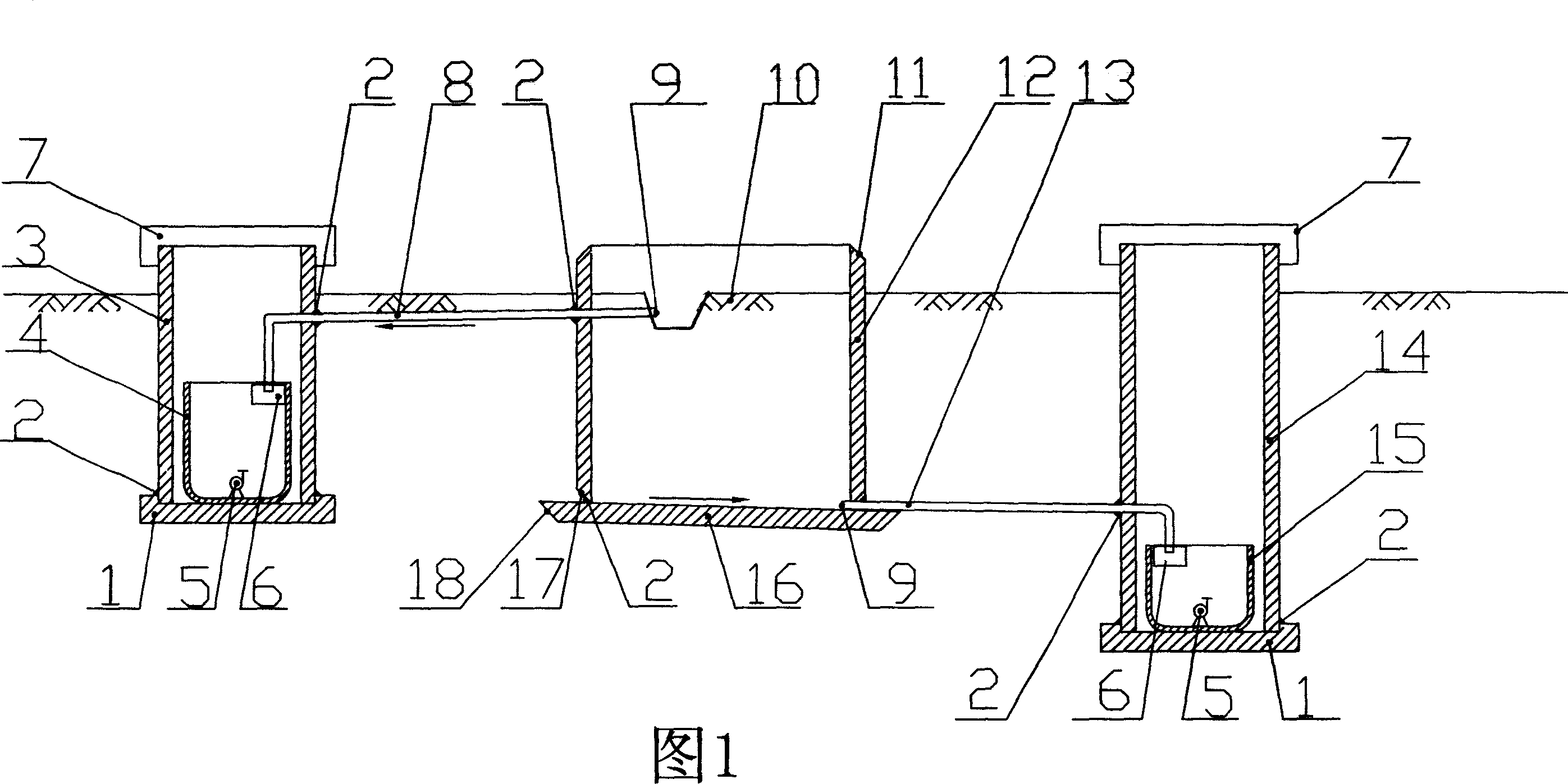 Precipitation runoff measuring device and method thereof