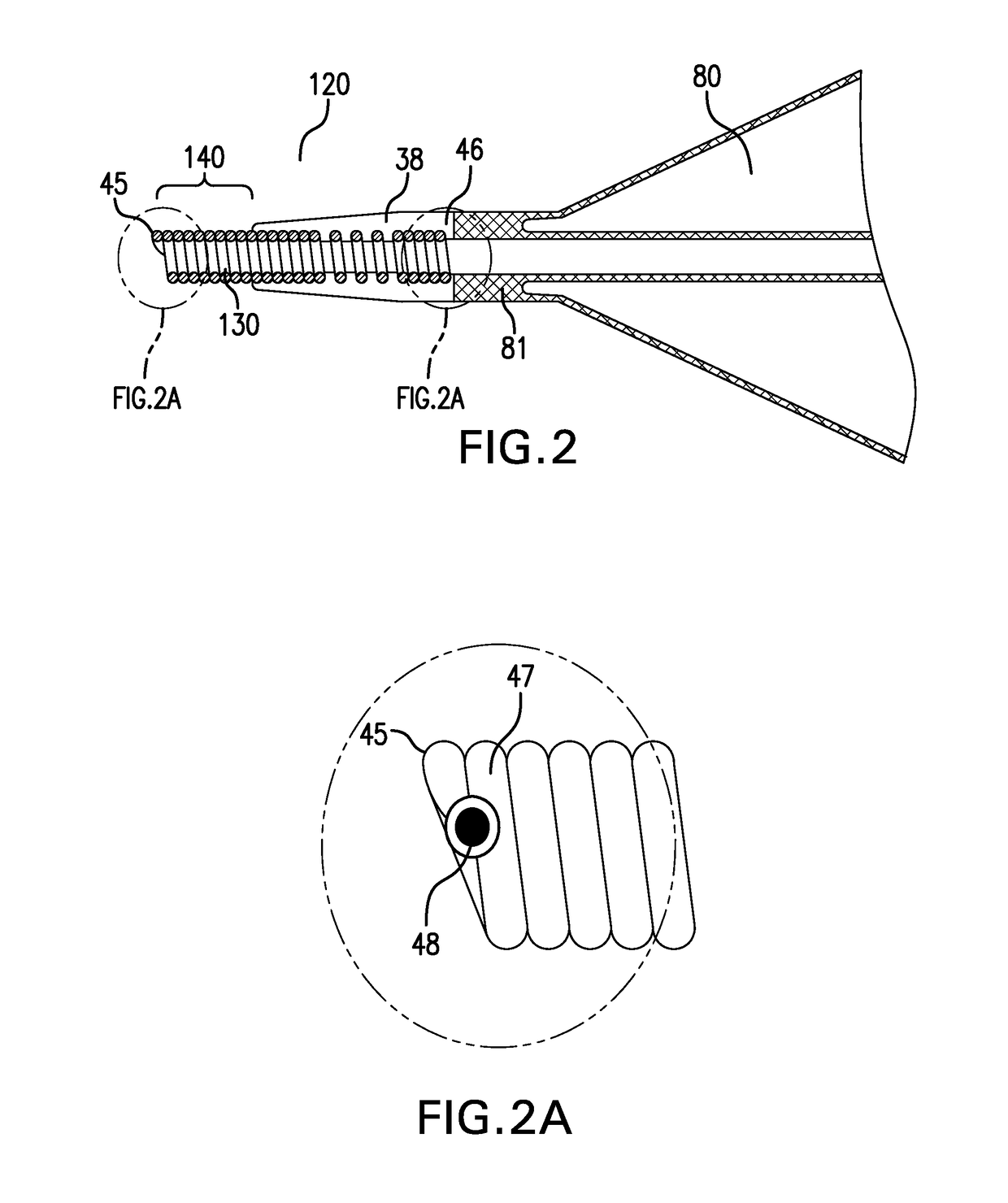 Catheter tip assembled with a spring