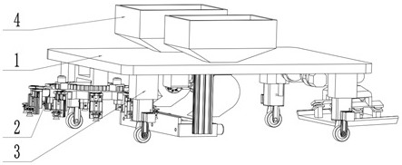 A garden gravel road laying robot