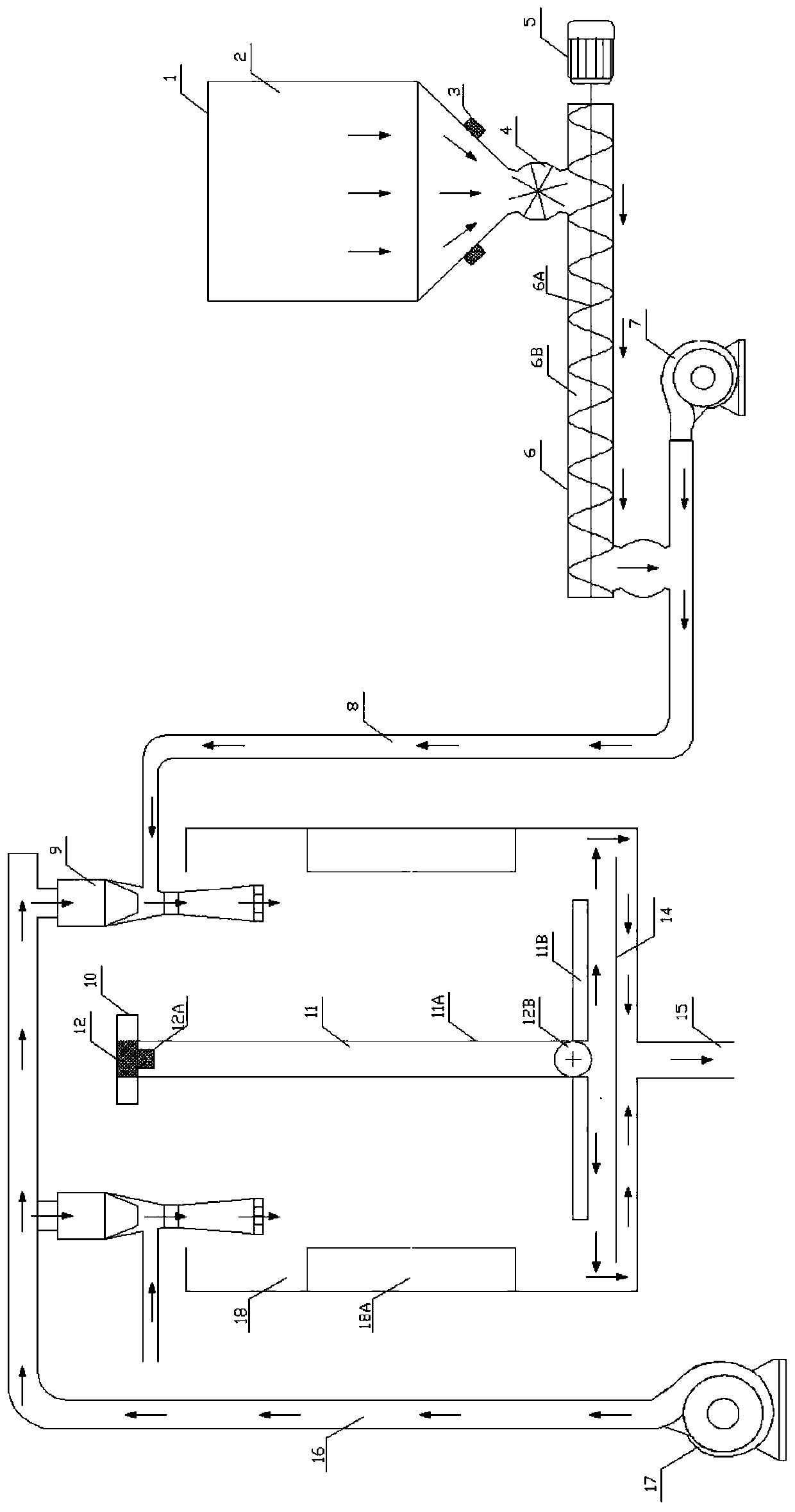 Quantitative dissolution and uniform mixing addition system of flocculation agent