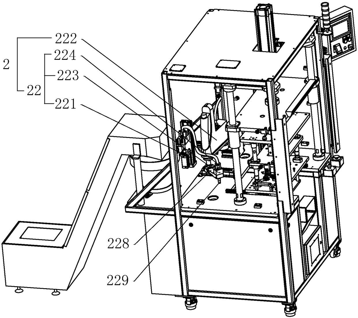 Bolt installing device