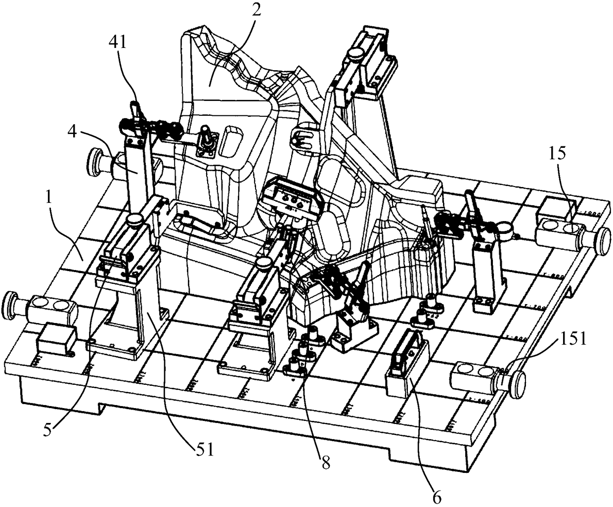 Shape and surface inspection device for auto parts