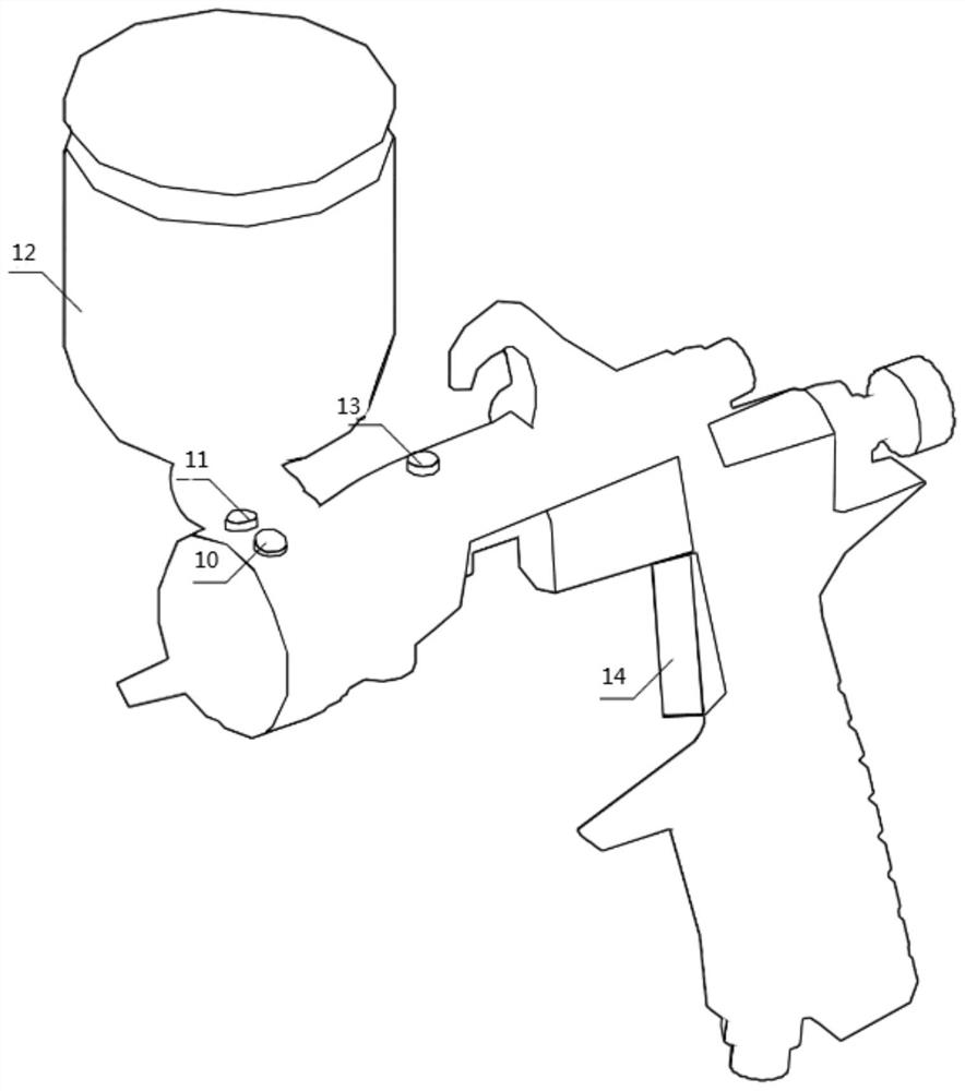 VR training system for automobile steering wheel foaming spraying simulation training and equipment thereof