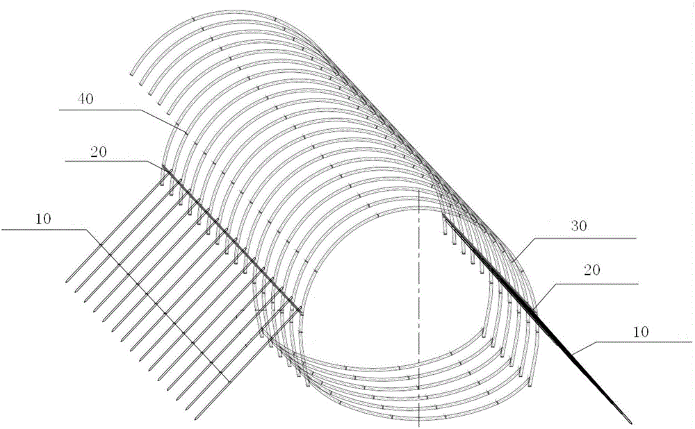 Construction method for controlling deformation of anchor piles at barrel segment of tunnel