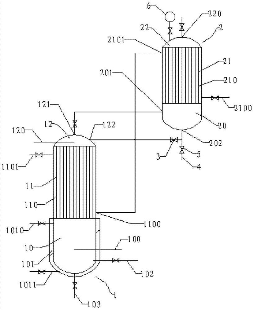 Antimony pentafluoride rectification equipment