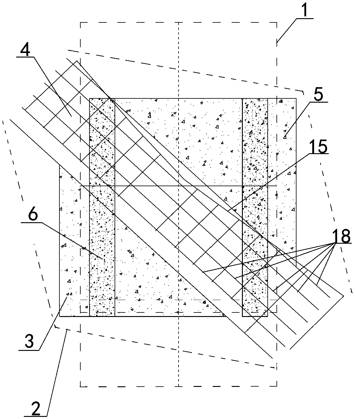 A composite construction method for the main girder of a cable-stayed bridge and its counterweight structure system