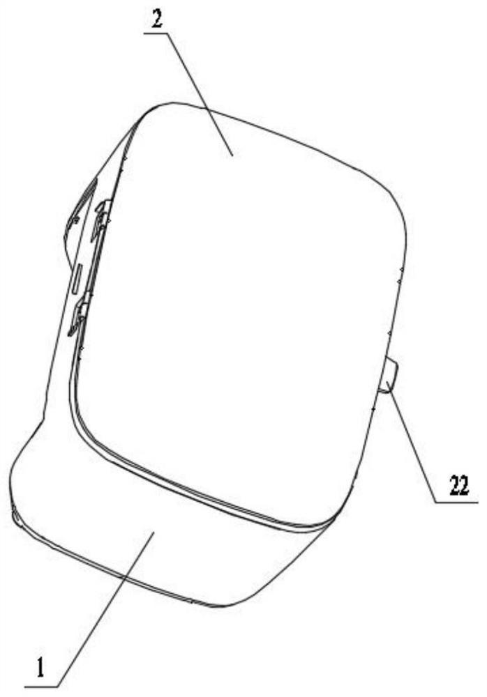 Refrigerator body decorative part, refrigerator body and refrigerator body mounting method