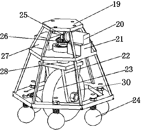 Basketball sparring machine