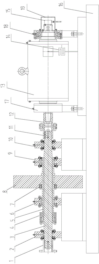 Floating motor type engine transient dynamic test two-purpose dynamometer and two-purpose method thereof